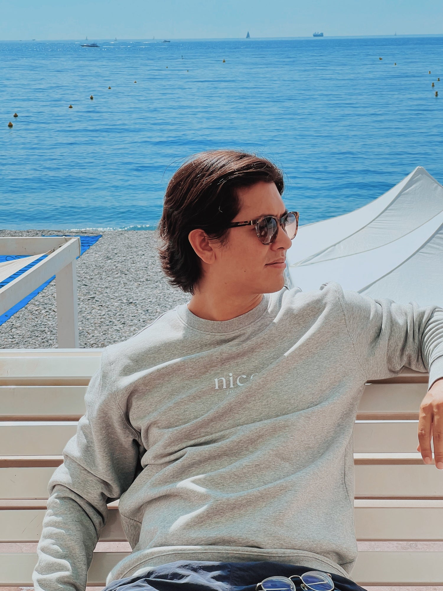 French Riviera Crewneck Sweatshirt Collection